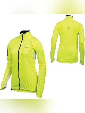 Pearl Izumi High-Visibility Yellow and Black Cycling Jersey, Womens XL